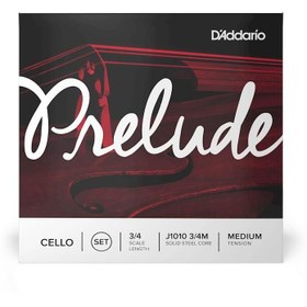 Resim D'Addario J101034 Prelude Çello Tel Seti (3/4) | 3/4 Ölçek için Optimize Edilmiş Tansiyon Dengeli Ses Yayılımı ve Kolay Çalınabilirlik 