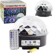 Resim Naz Ticaret Crystal Magic Ball Light USB/Blueooth Özellikli Yarım Dünya Küre Disko Topu 