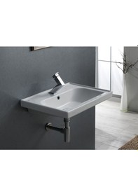 Resim Turkuaz Seramik Cerastyle Frame 50 x 38 CM Etajerli Lavabo 