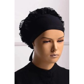 Resim Derin Stok Bone - Dikişli Fırfırlı Bone Bandana 