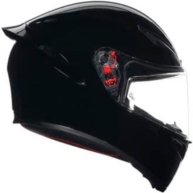 Resim AGV K1 S Motosiklet Kaskı Kapalı Kask Mono Black 