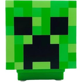 Resim Minecraft Creeper Taşınabilir Şarjlı Pilli Müzikli Gece Lambası Yeşil 