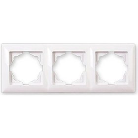 Resim Günsan Visage Beyaz Üçlü Çerçeve 