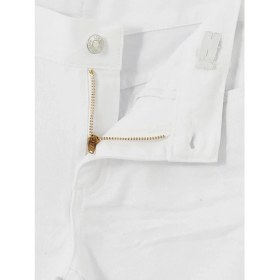Resim LC Waikiki Lcw Kids Beyaz Beli Ayarlanabilir Lastikli Erkek Çocuk Jean Pantolon 