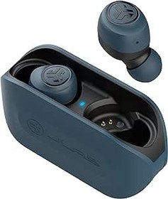 Resim JLab Go Air True Kablosuz Bluetooth Kulaklık + Şarj Kılıfı, Çift Bağlantı, IP44 Ter Direnci, Bluetooth 5.0 Bağlantısı, 3 EQ Ses Ayarı İmzası, Dengeli, Bass Boost (Mavi) 