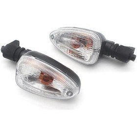 Resim Geeksen Bmw K1300r K1200r İçin Şeffaf Sinyal Lambaları - Kolay Montaj 