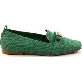Resim Bambi Yeşil Kadın Loafer Ayakkabı K01327020382 Yeşil 