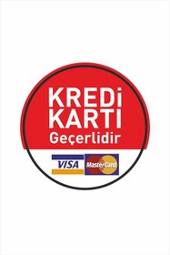 Resim cicigünler Kredi Kartı Geçerlidir Levhası Kırmızı Zemin 