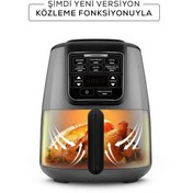 Resim easytekno Karaca Air Pro Cook Köz Xl Airfryer Space Gray Black 