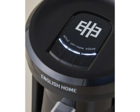 Resim English Home Tkm 6040 Sütlü Türk Kahvesi Makinesi Siyah-Krom 