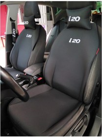 Resim Hyundaı I20 Nakışlı Ön Ikili Oto Koltuk Kılıfı 