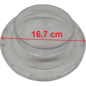 Resim Vikars Havalandırma Kapağı Camı (Şeffaf Üst Kapak) 