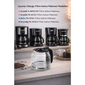 Resim Arçelik Fk 6112 I Kahve Makinesi Cam Demlik Sürahi 9193024679 