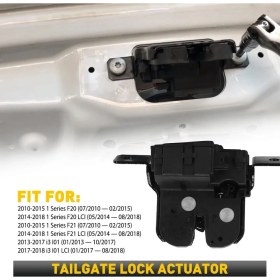 Resim Parallax 1 Serisi F20 Bagaj Kilidi Mandalı Aktüatörü Için 7248075 51247248075 (Yurt Dışından) 
