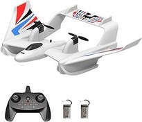 Resim Hanzete Uzaktan Kumandalı Uçak 3in1 Su Kara Hava Uzaktan Kumandalı Uçak 2.4GHz Jiroskop EPP Uzaktan Kumandalı Drone Dublör Uçan Kızak Tasarımı 2 Pil 