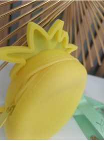 Resim elaa aksesuar Ananas Modelli Silikon Kol Çocuk Çantası 