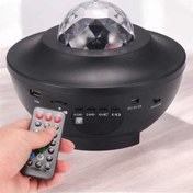 Resim Kanonik Education Projektör Yıldız Gece Lambası Disko Topu Bluetooth Bağlantılı Taşınabilir Şarjlı 