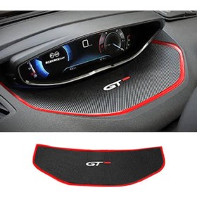 Resim NP Aksesuar Gt Logolu Peugeot 3008-5008 Uyumlu Kaymaz Ped Kırmızı 