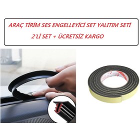 Resim Araç Tirim Titreşim Engelleyici + Kapı Içi Ses Engelleyici Set 