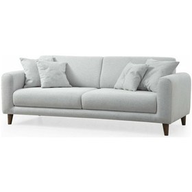 Resim Sare Koltuk 3Lü Ares Beyaz 