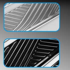 Resim Oasis Oasis Dış Kapı Eşiği Sürtünme Plakası Koruyucu Kapak Kaplama Paslanmaz Çelik Gümüş (Yurt Dışından) 