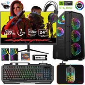 Resim XSR489 AMD Ryzen 7 5700X 24" 32 GB RAM 1 TB M.2 NVMe SSD 8 GB RTX4060 FreeDOS Gaming Masaüstü Xaser