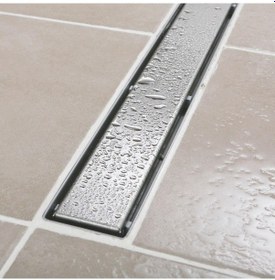 Resim Sukar Line 6 Plain 30 cm Izgaralı Krom Duş Kanalı 1156-1033000-01 