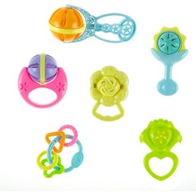 Resim Oyuncak Çıngırak Set 6 Parça Çıngırak Çok Renkli 