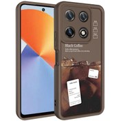 Resim halkhouse İnfinix Not 30 Pro Kılıf Dayanıklı Kamera Korumalı Zarif Klas Baskılı Şık Kapak 