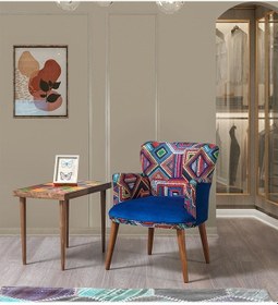 Resim Bienvelle Mavi Çay Seti Tekli Koltuk,Berjer (Salon, Balkon, 