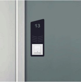 Resim Seas Door Dekoratif Daire Kapı Numarası Zil Priz Çerçevesi 