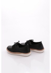 Resim Dgn 118e Bayan Spor Bağli Soft Oxford Ayakkabi Siyah 