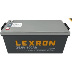 Resim Lexron 100ah 25,6v Lityum Akü 