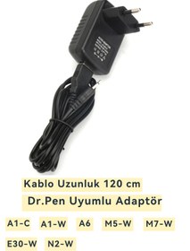 Resim DEFOND Dr. Pen Cihazları İçin Uyumlu Adaptör+Kablo Dr.Pen A6 - M7 - M5 - E30 -N2 - A1 Dr.Pen 