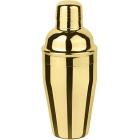 Resim Teknotrust Şık Gold Kokteyl Shaker 350 Ml, Profesyonel ve Şık Tasarım 
