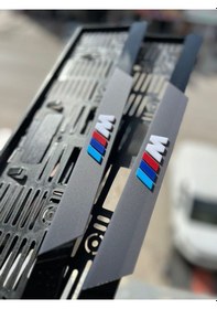 Resim Bmw M Logolu Mat Pleksi Plakalık 