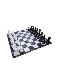 Resim Bahçe Satranç Küçük Boy 200x200 Cm Çok Renkli 