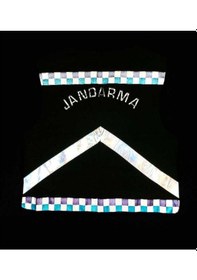 Resim Jandarma Asayiş Fileli Reflektorlu Yelek Sarı 