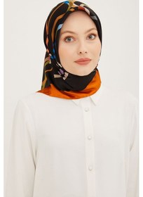 Resim Armine Nostalji Serisi %100 Twill İpek Eşarp 8902d 36 