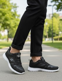Resim WALKWAY Siyah-Beyaz Erkek Mevsimlik Spor Ayakkabı Xstep 020-Cilt M (Byk No) 