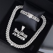 Resim CVNANA 3 Parça Harf Kolye Takı Seti, Hip Hop Tarz Bileklik/Kolya "RENHASTA" ve 'LAMUERTE' Pandantifli, İspanyol Zincir Erkeğe/Kadın için Aksesuar Günlük Şık Trendy Saat Çarpıcı Đekor Yüzey Ýokary Kalite Unisextakılar Moda Severler Içín Boyfriend Heýdiyesí 