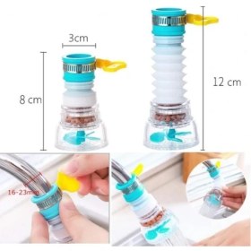 Resim Marsilyan Oynar Başlıklı Pervaneli Taşlı Musluk Başlığı 