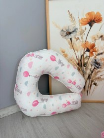 Resim Emzirme Yastığı Çift Taraflı Şeker Desen 