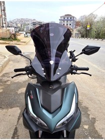 Resim Motocam Motolüx Ist 34 Ön Cam 2025-2026 Model 54cm Siyah Renkli 4mm 