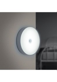 Resim Usb Şarjlı Akıllı Hareket Sensörlü Kablosuz Spot Led Lamba Işık 1 Adet Renkli 