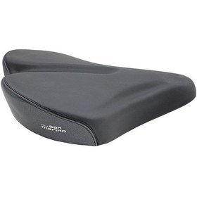 Resim Heugers Jet Roket Black Bat Sele - Bisiklet Oturak Ultra Konfor, Elastomerli, E-bike Uyumlu, 26x26 Siyah 
