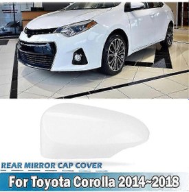 Resim 2014 - 2018 Toyota Corolla Sol/sağ Dikiz Aynası Kapakları Araç Yan Kapısı Sol Siyah 