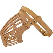 Resim Markapet Atlantik Plastik Köpek Ağızlığı 13 Cm-32 Cm Bej Large 