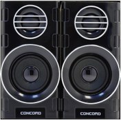 Resim Concord C-8007 Pc Speaker Rgb Işıklı 1+1 Ahşap Görünümlü Usb Kablolu Hoparlör 