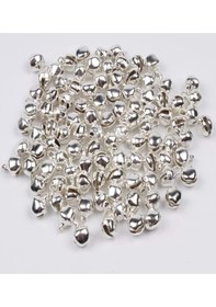 Resim 25 Adet 12mm Gümüş Renk Kulplu Zil,çan,çıngırak,metal Amigurumi Z 